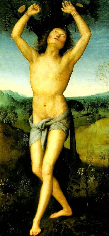 Pietro Perugino st sebastian china oil painting image